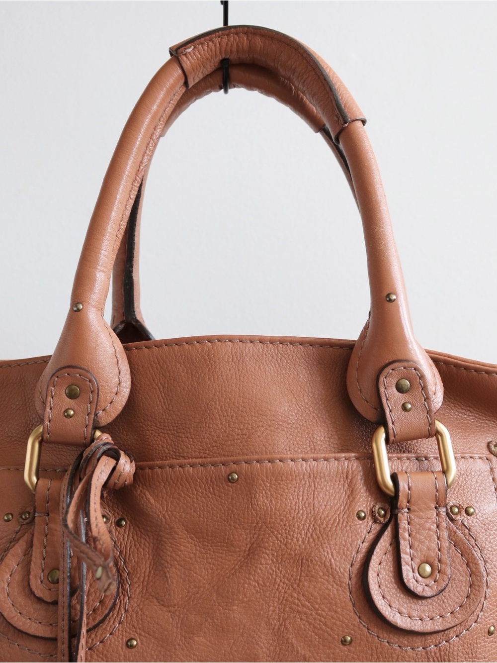 Chloe Paddington Tote Bag Light Brown Leather - Picture 5 of 15